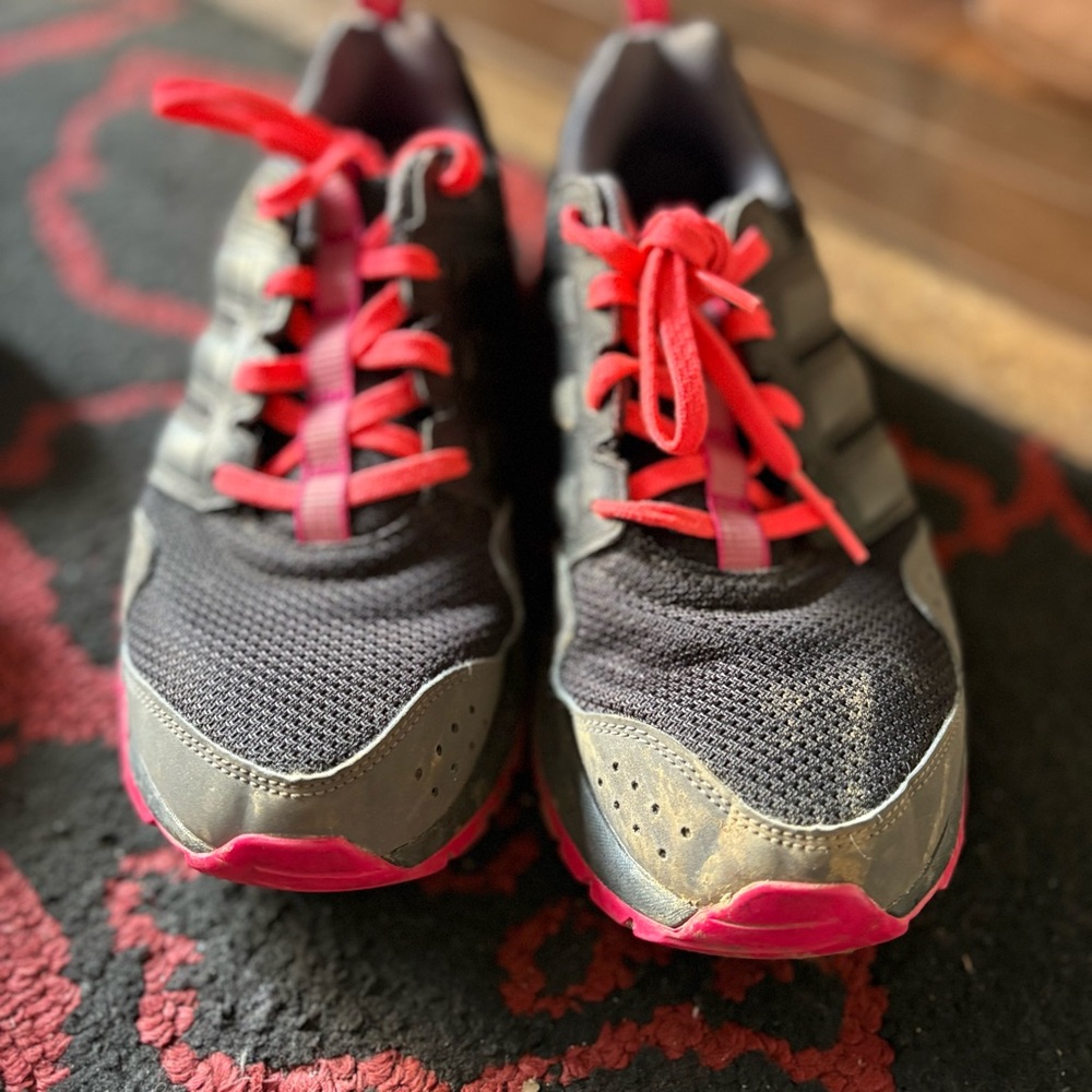 adidas GSG Trail Runners in Gray and Red